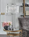 Gracella Chrome Finish Table Lamp - L428154 - Gate Furniture