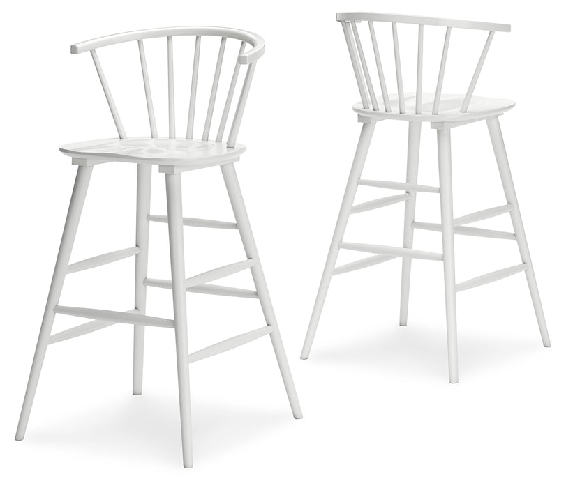 Grannen Bar Height Stool (Set of 2) - D407-130 - In Stock Furniture
