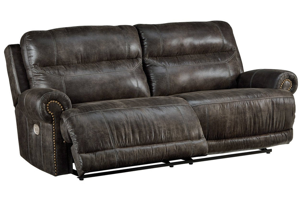 Grearview Charcoal Power Reclining Sofa - 6500547 - Gate Furniture