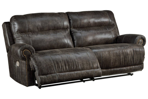Grearview Charcoal Power Reclining Sofa - 6500547 - Gate Furniture