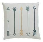Gyldan White/Teal/Gold Pillow (Set of 4) - A1000994 - Gate Furniture