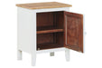 Gylesburg White/Brown Accent Cabinet - A4000323 - Gate Furniture
