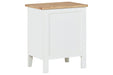 Gylesburg White/Brown Accent Cabinet - A4000323 - Gate Furniture