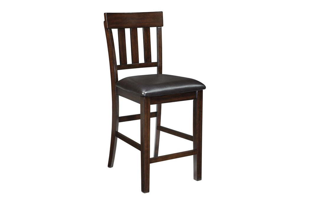 Haddigan Dark Brown Counter Height Bar Stool (Set of 2) - D596-124 - Gate Furniture