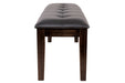 Haddigan Dark Brown Dining Bench - D596-00 - Gate Furniture