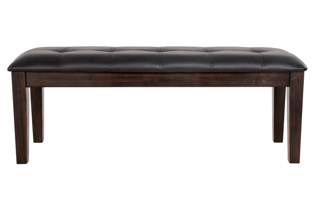 Haddigan Dark Brown Dining Bench - D596-00 - Gate Furniture