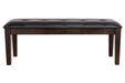 Haddigan Dark Brown Dining Bench - D596-00 - Gate Furniture