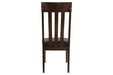 Haddigan Dark Brown Dining Chair (Set of 2) - D596-01 - Gate Furniture