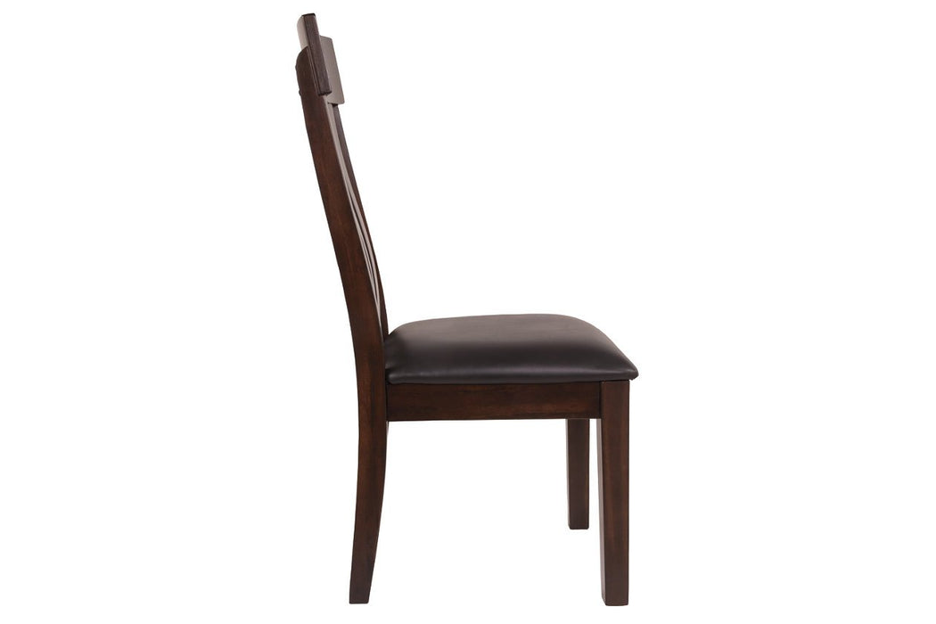 Haddigan Dark Brown Dining Chair (Set of 2) - D596-01 - Gate Furniture