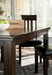 Haddigan Dark Brown Dining Room Set - Gate Furniture