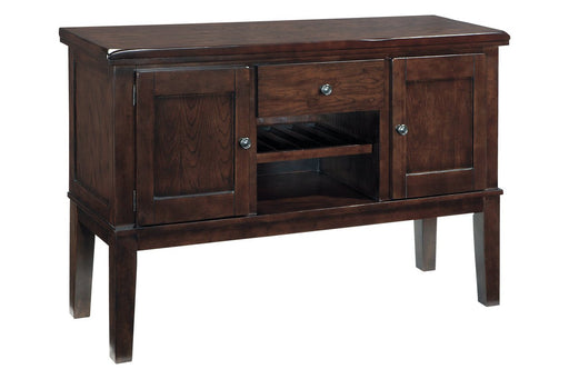 Haddigan Dark Brown Dining Server - D596-60 - Gate Furniture