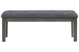 Hallanden Two-tone Gray 50" Dining Bench - D589-00 - Gate Furniture