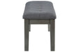 Hallanden Two-tone Gray 50" Dining Bench - D589-00 - Gate Furniture