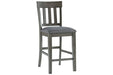 Hallanden Two-tone Gray Counter Height Bar Stool (Set of 2) - D589-124 - Gate Furniture