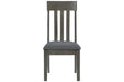 Hallanden Two-tone Gray Dining Chair (Set of 2) - D589-01 - Gate Furniture