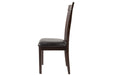 Hammis Dark Brown Dining Chair (Set of 2) - D310-01 - Gate Furniture