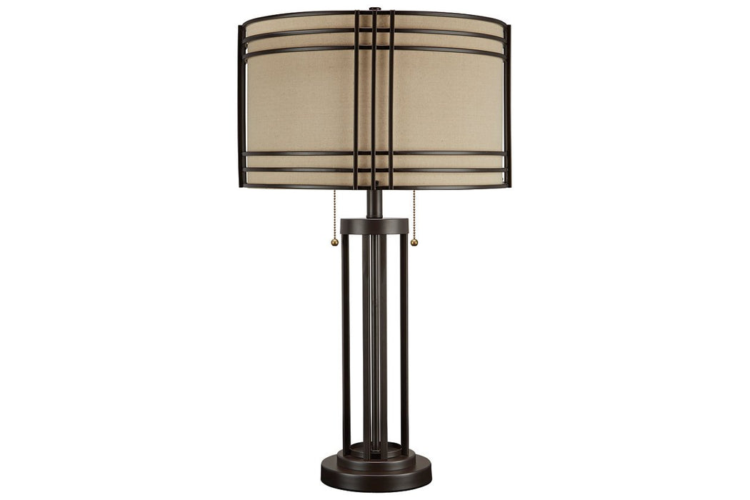 Hanswell Dark Brown Table Lamp - L208294 - Gate Furniture