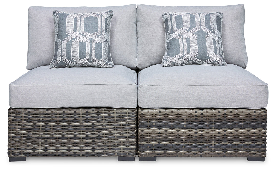 Harbor Court Armless Chair with Cushion (Set of 2) - P459-846 - In Stock Furniture