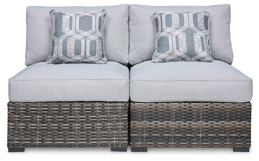 Harbor Court Armless Chair with Cushion (Set of 2) - P459-846 - In Stock Furniture