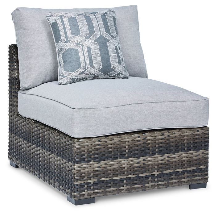Harbor Court Armless Chair with Cushion (Set of 2) - P459-846 - In Stock Furniture