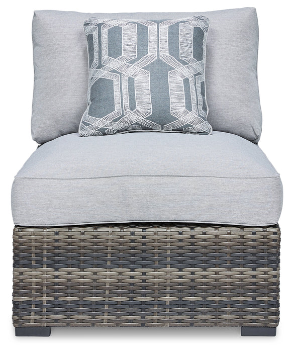 Harbor Court Armless Chair with Cushion (Set of 2) - P459-846 - In Stock Furniture