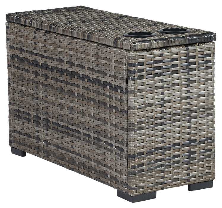 Harbor Court Console with Drink Holders - P459-853 - In Stock Furniture