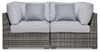 Harbor Court Corner with Cushion (Set of 2) - P459-877 - In Stock Furniture