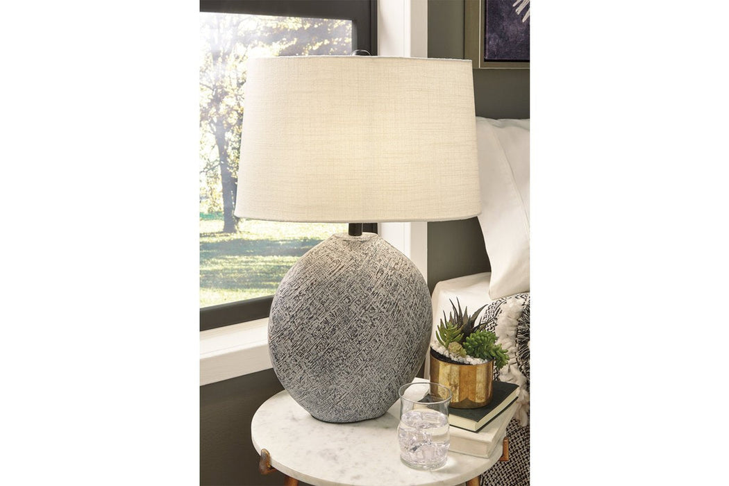 Harif Beige Table Lamp - L235624 - Gate Furniture