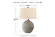 Harif Beige Table Lamp - L235624 - Gate Furniture