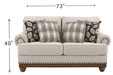 Harleson Wheat Loveseat - 1510435 - Gate Furniture