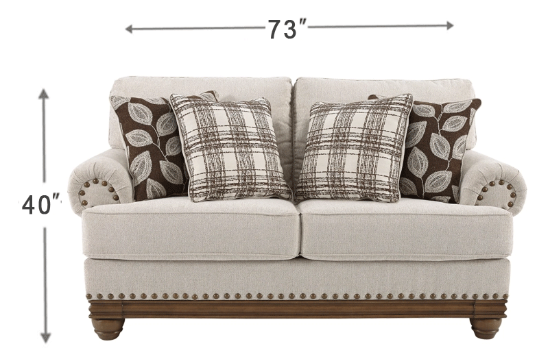 Harleson Wheat Loveseat - 1510435 - Gate Furniture