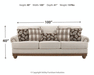Harleson Wheat Sofa - 1510438 - Gate Furniture