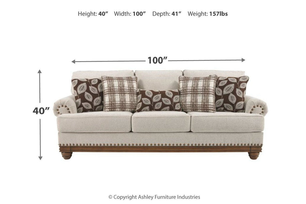 Harleson Wheat Sofa - 1510438 - Gate Furniture