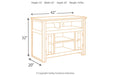Harpan Reddish Brown 42" TV Stand - W797-18 - Gate Furniture