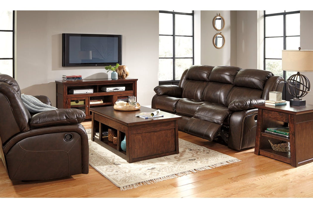 Harpan Reddish Brown 60" TV Stand - W797-38 - Gate Furniture