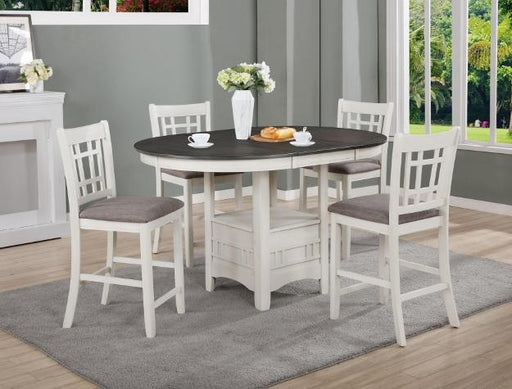 Hartwell Chalk/Gray Extandable Counter Height Table - 2795CG-T-4260 - Gate Furniture