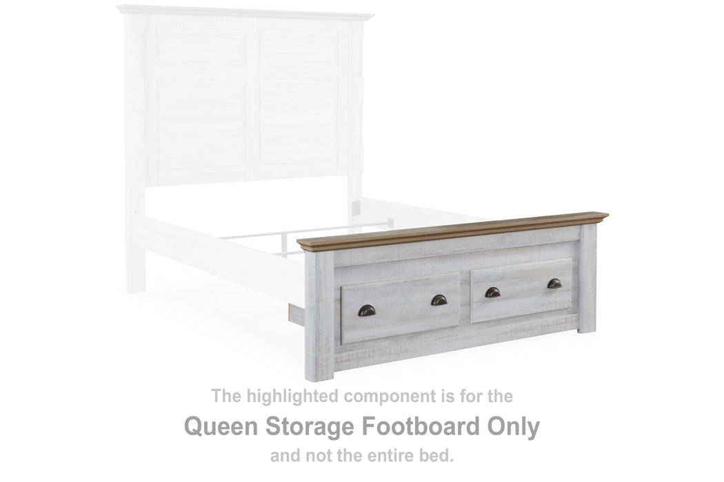 Haven Bay Queen Storage Footboard - B1512-54S - In Stock Furniture