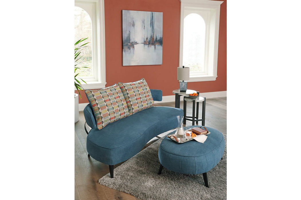 Hollyann Blue RTA Sofa - 2440338 - Gate Furniture
