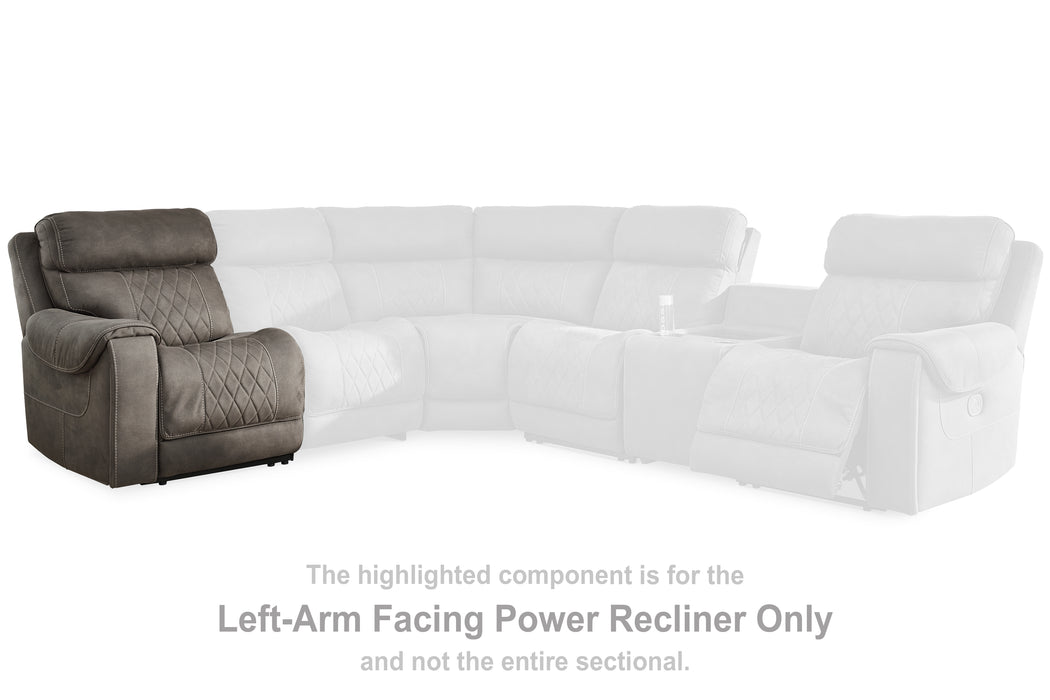 Hoopster Left-Arm Facing Power Recliner - 2370358 - In Stock Furniture