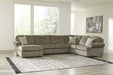 Hoylake Chocolate LAF Sectional - Gate Furniture