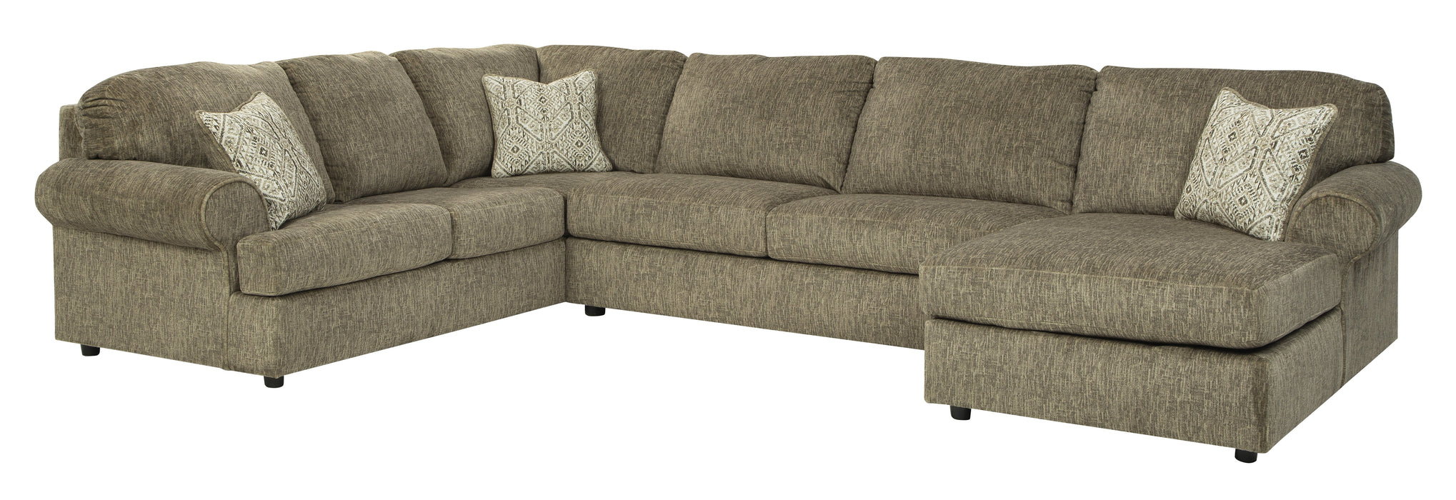 Hoylake Chocolate RAF Sectional - Gate Furniture