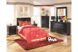 Huey Vineyard Black Chest of Drawers - B128-46 - Gate Furniture