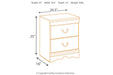 Huey Vineyard Black Nightstand - B128-92 - Gate Furniture