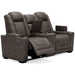 Hyllmont Gray Power Reclining Living Room Set - Gate Furniture