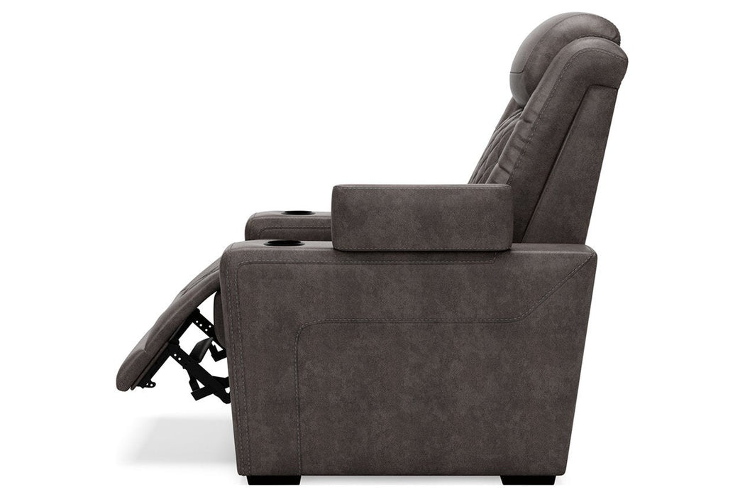 HyllMont Gray Recliner - 9300313 - Gate Furniture