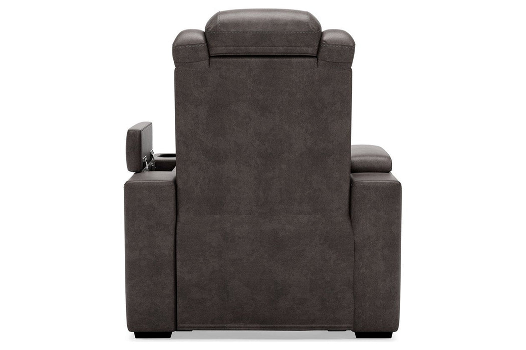 HyllMont Gray Recliner - 9300313 - Gate Furniture
