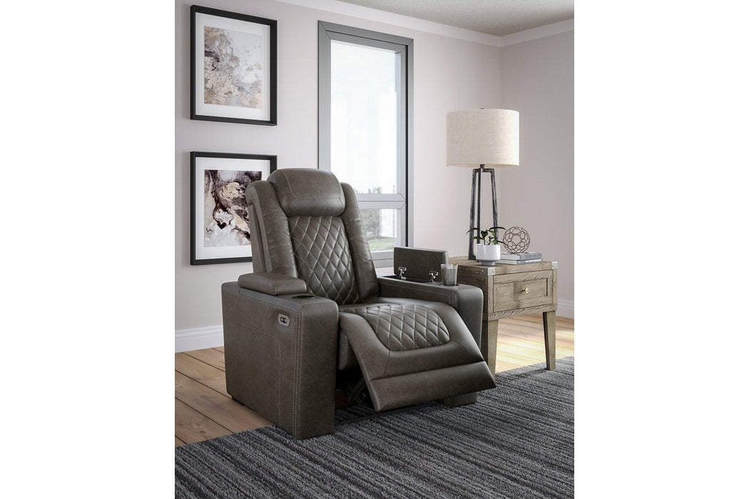 HyllMont Gray Recliner - 9300313 - Gate Furniture