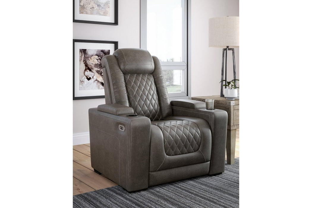 HyllMont Gray Recliner - 9300313 - Gate Furniture