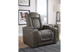 HyllMont Gray Recliner - 9300313 - Gate Furniture