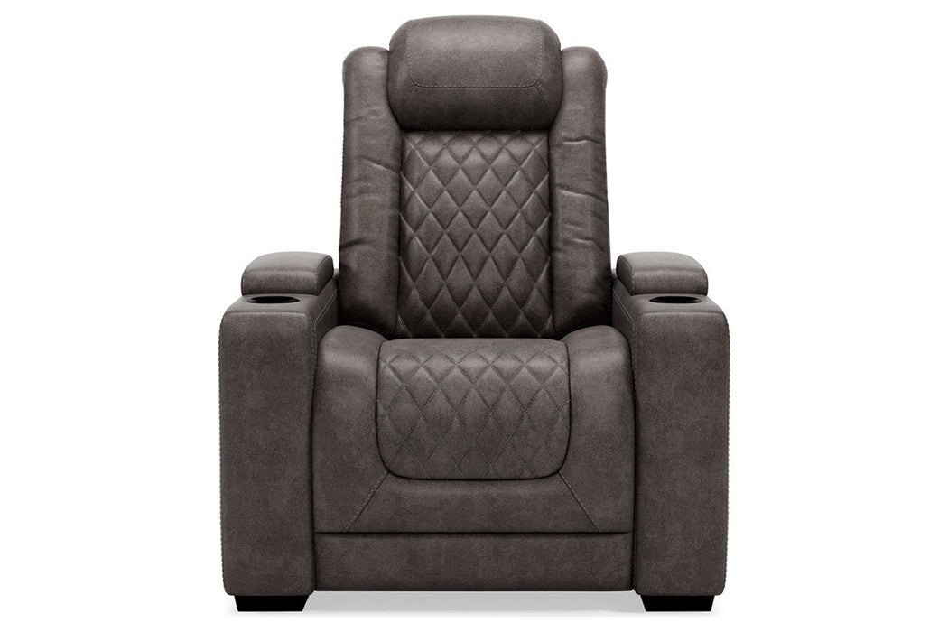 HyllMont Gray Recliner - 9300313 - Gate Furniture